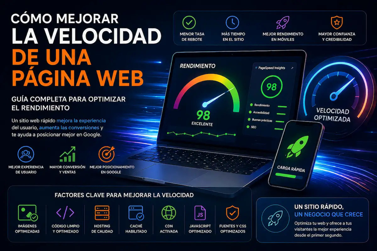 Cómo mejorar la velocidad de una página web